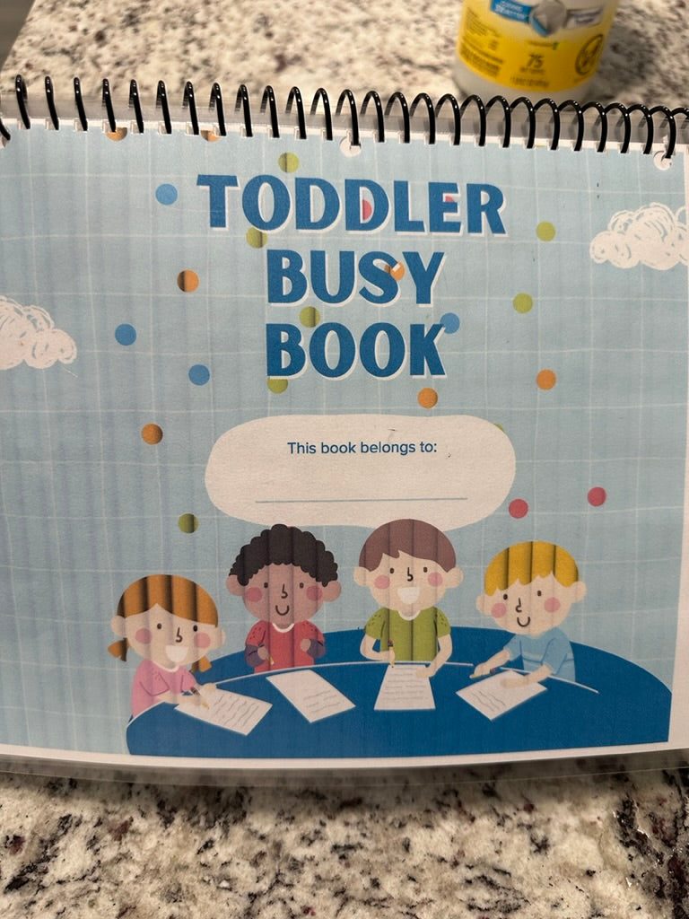 Toddler Busy Educational Learning Book
