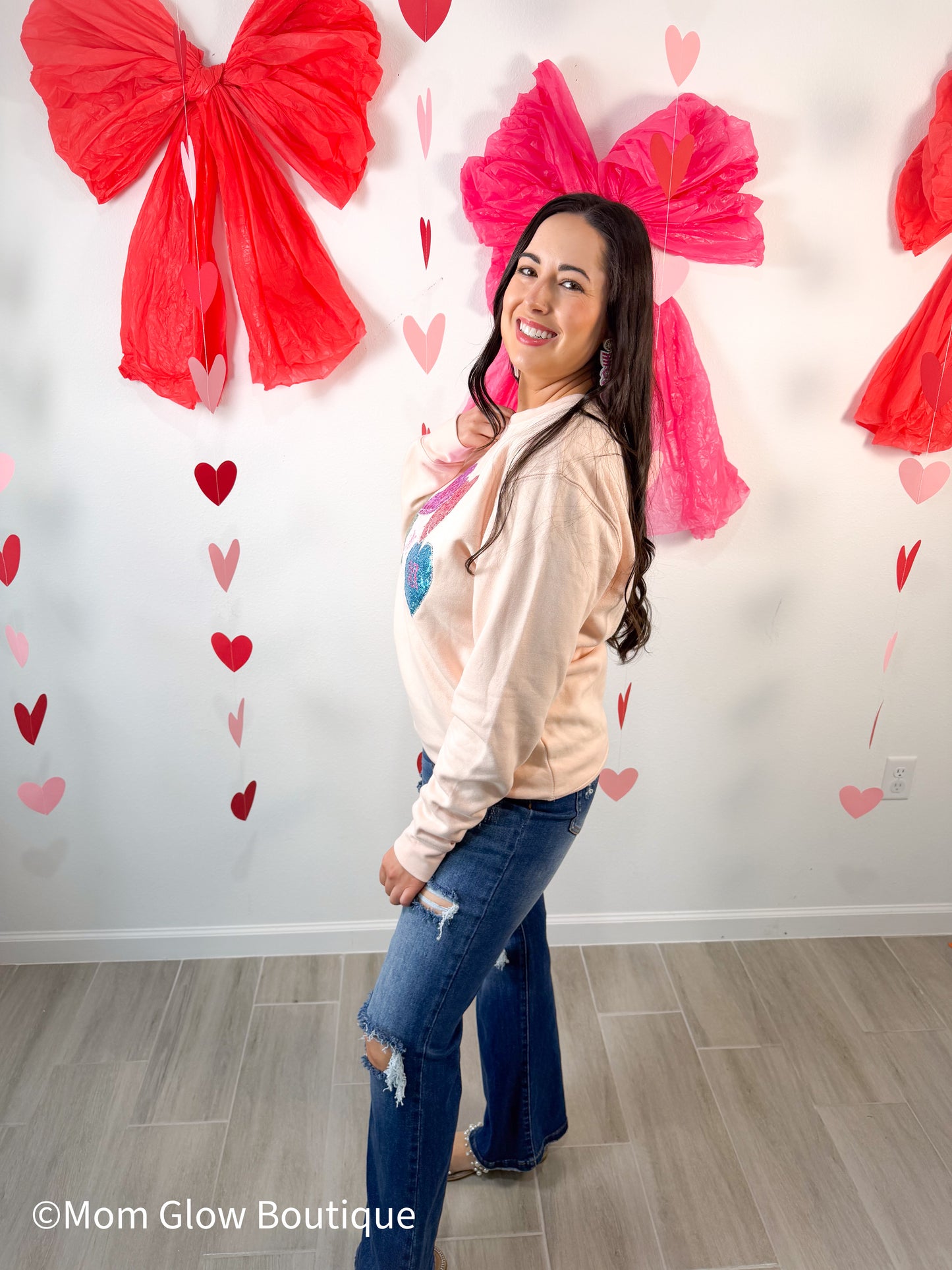 Valentines Day Conversation Hearts Sweater