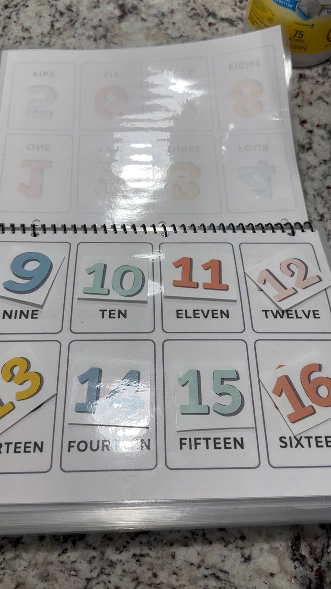 Toddler Busy Educational Learning Book
