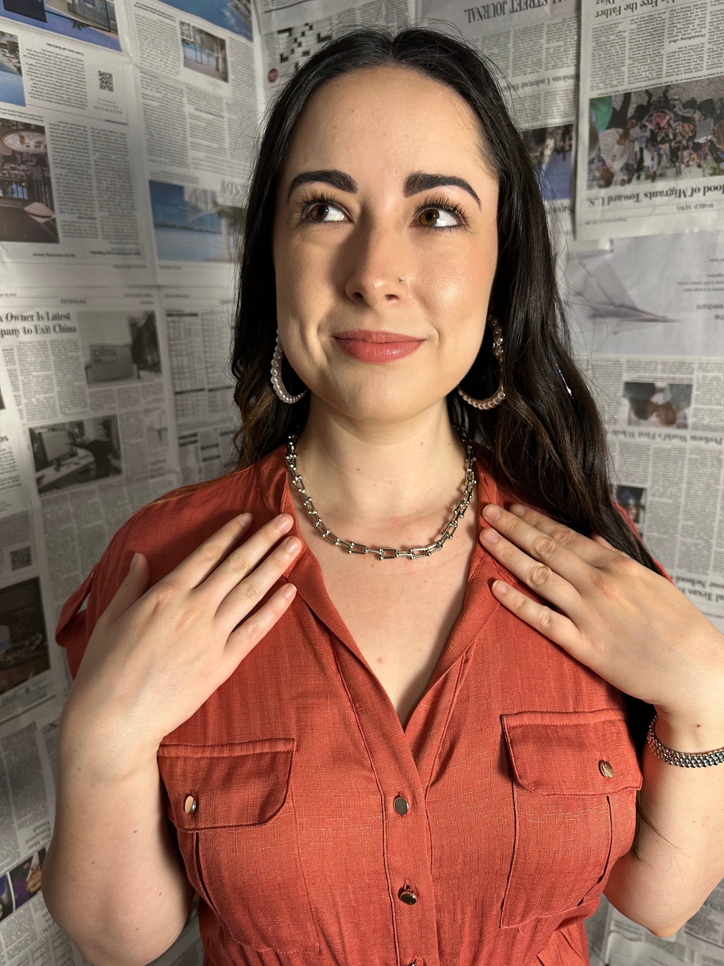 Alyssa Link Necklace - MomGlow Boutique