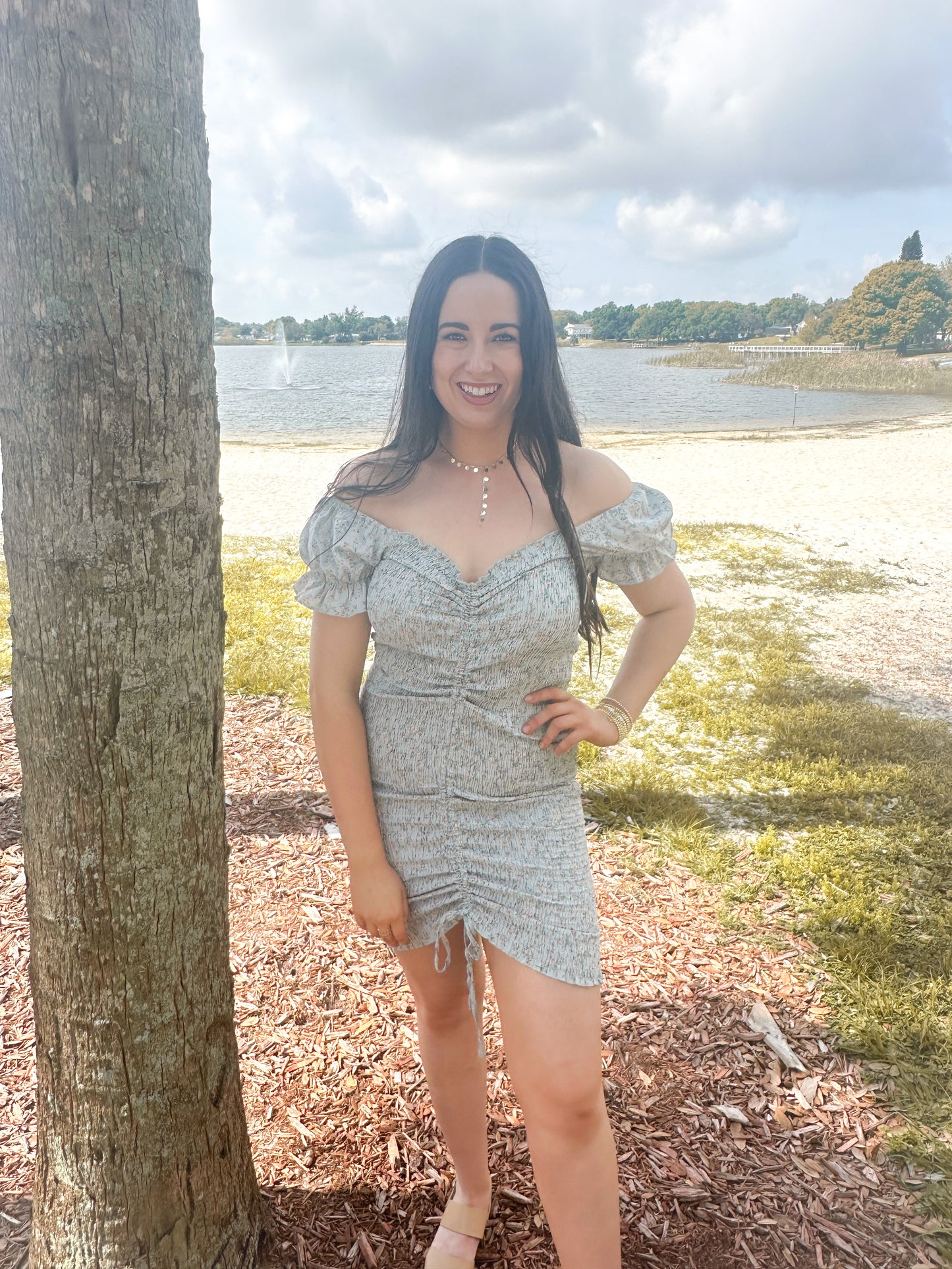 Lucky Lady Ruched Dress