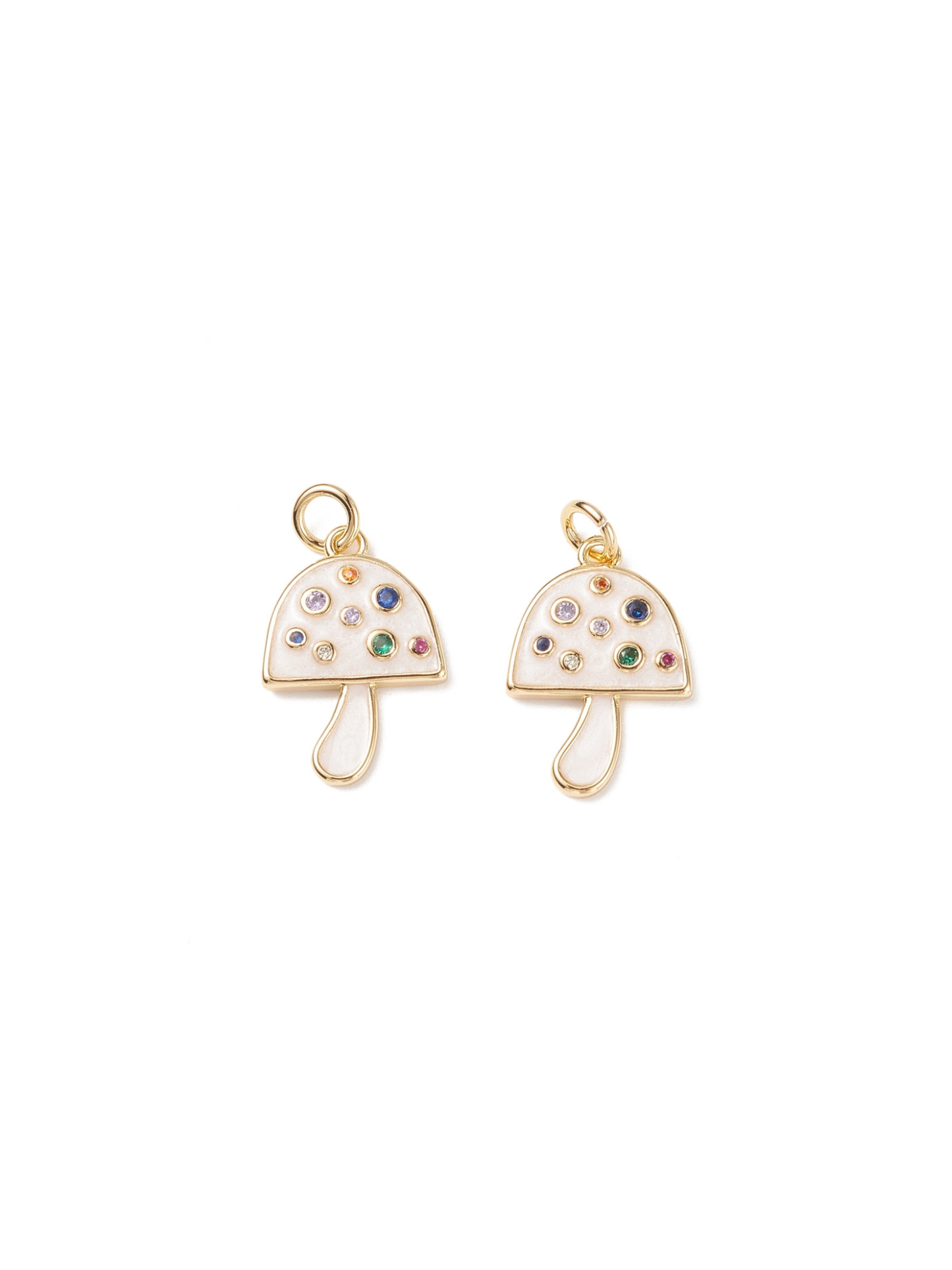 Embellished Mushroom Charm