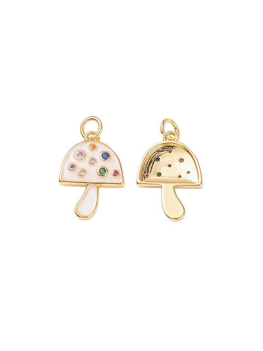 Embellished Mushroom Charm