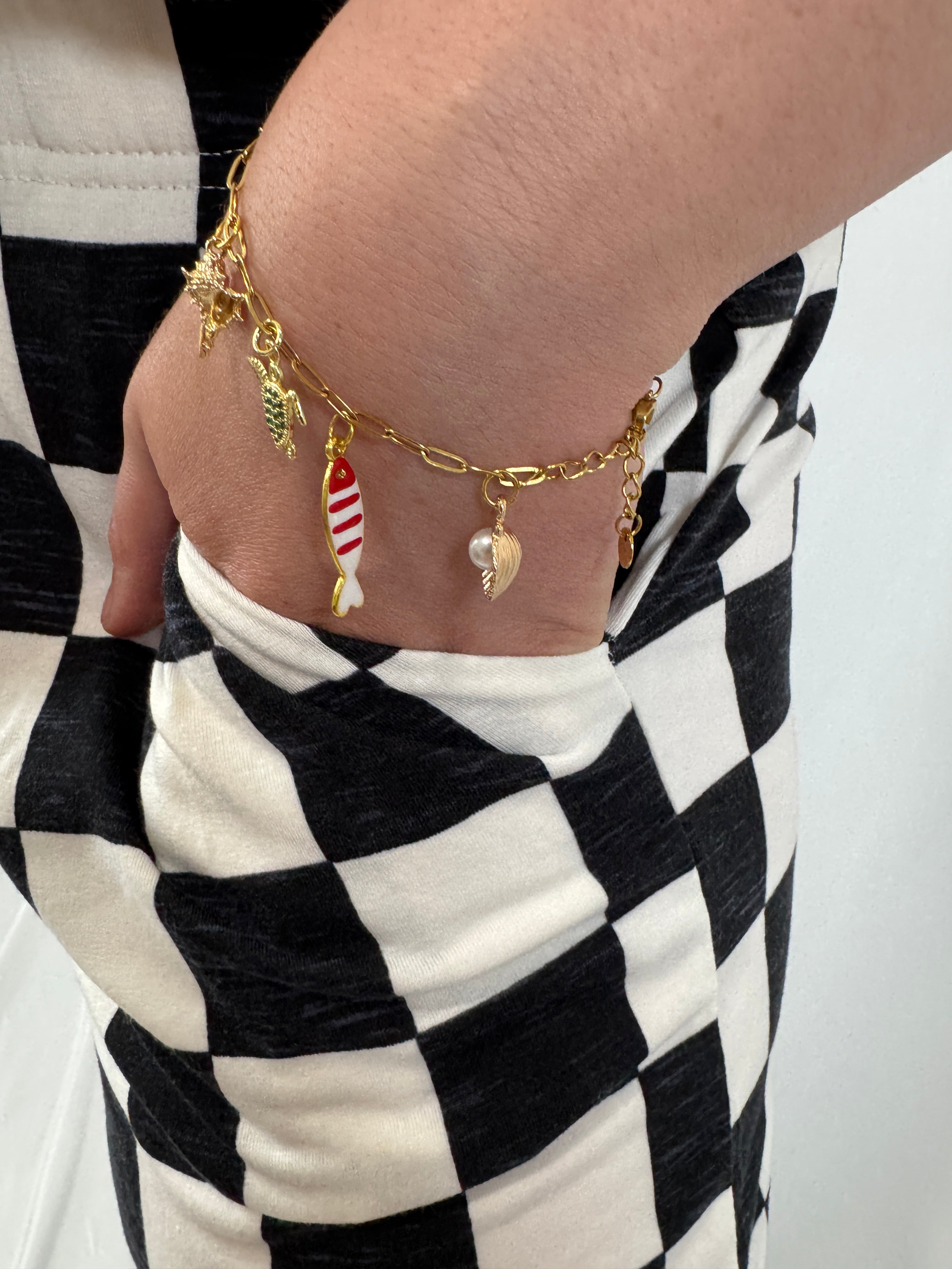 Seaside Bloom Charm Bracelet