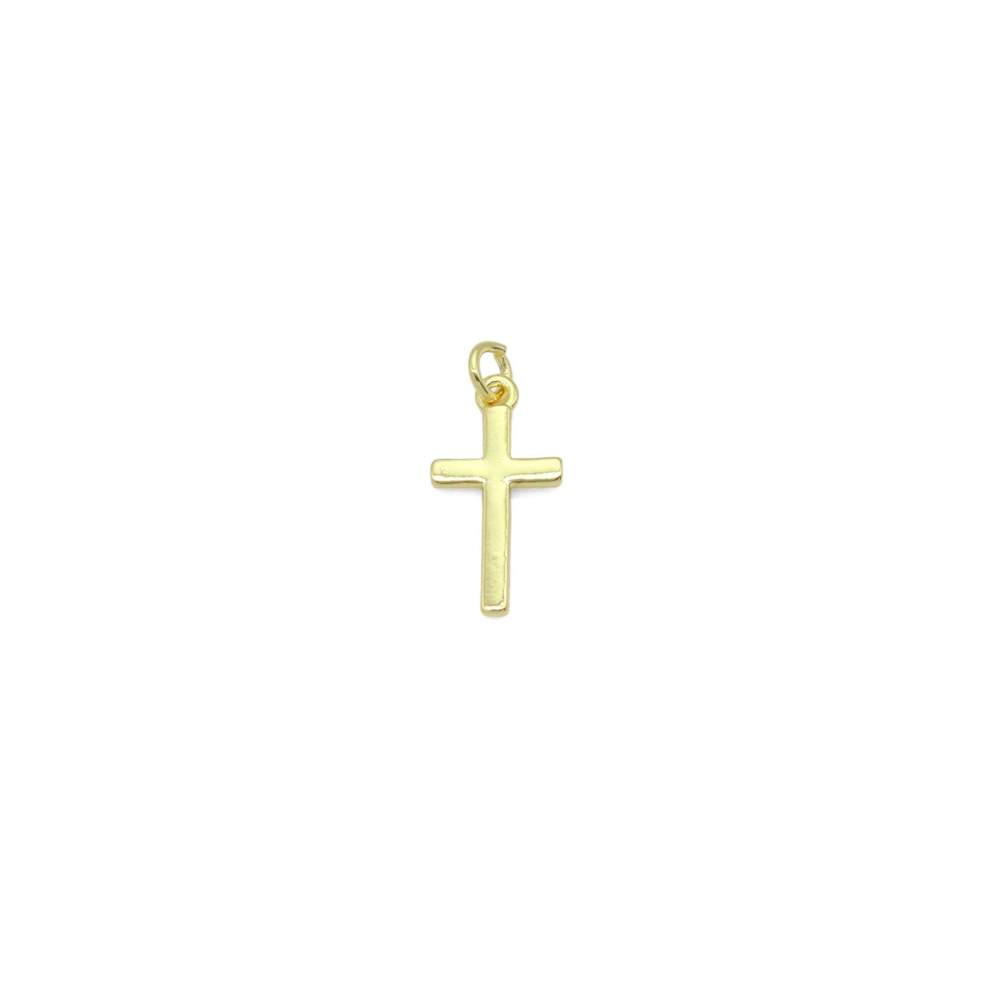 18K Gold Plated Cross Charm