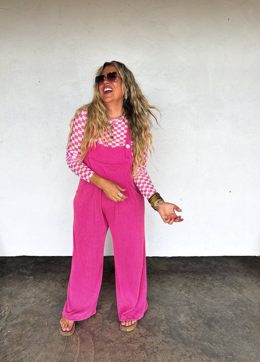Spring Karli Boho Overalls With Pockets Adjustable Straps
