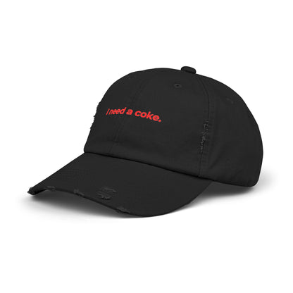 Distressed Coke Hat