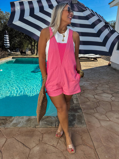 Washed Terry Romper