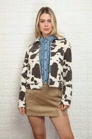 Heavy Cow Printed Jacket