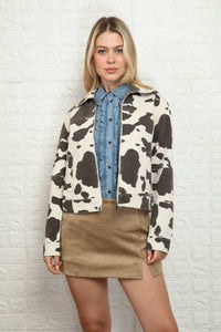 Heavy Cow Printed Jacket