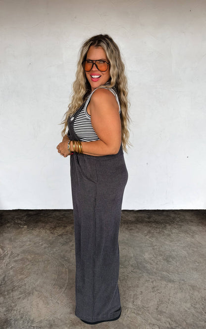 Spring Karli Boho Overalls With Pockets Adjustable Straps