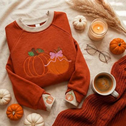 PRE-ORDER Pumpkins LayerPop Duo Cuff Sweatshirt