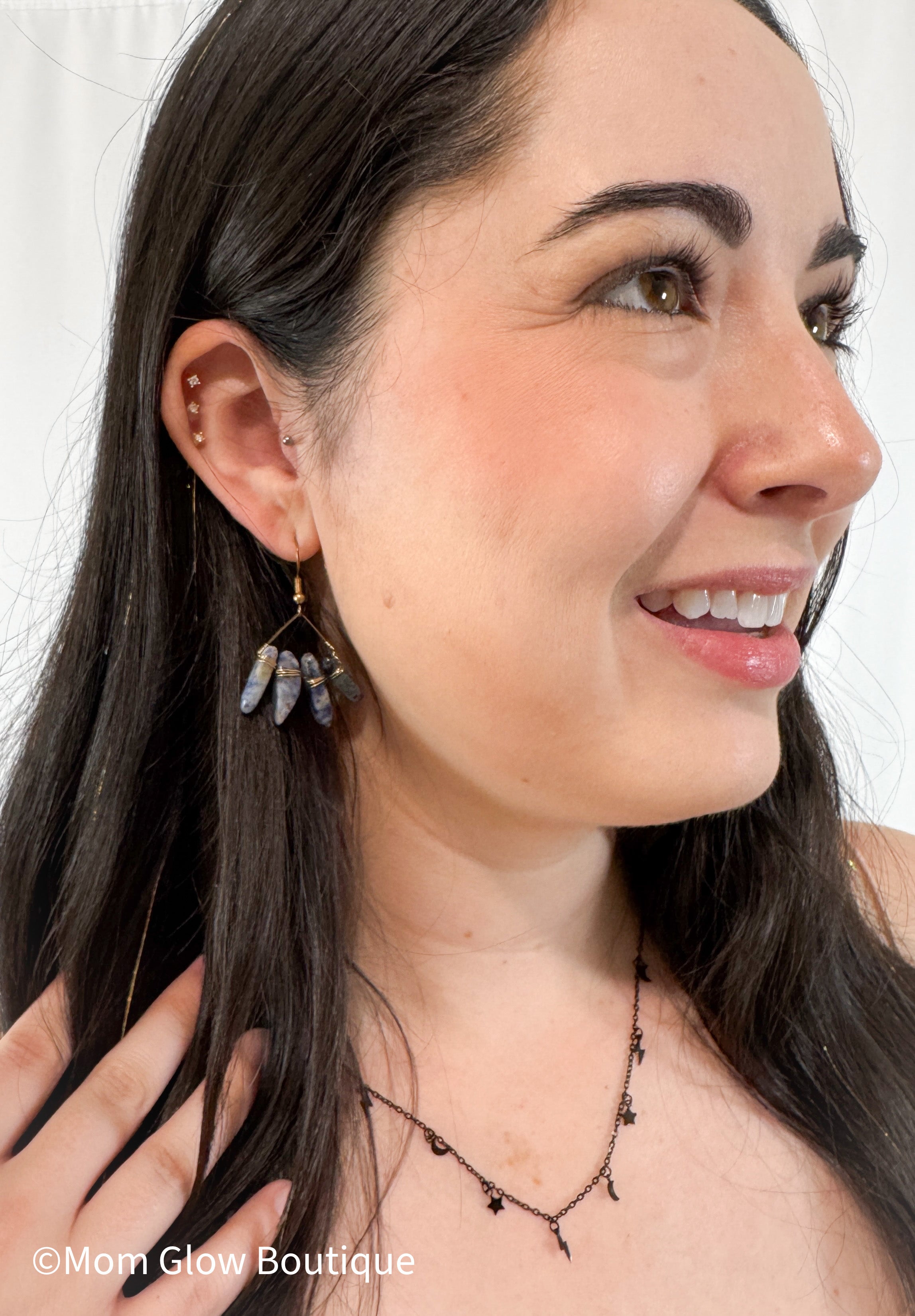 Multi Quartz Earrings