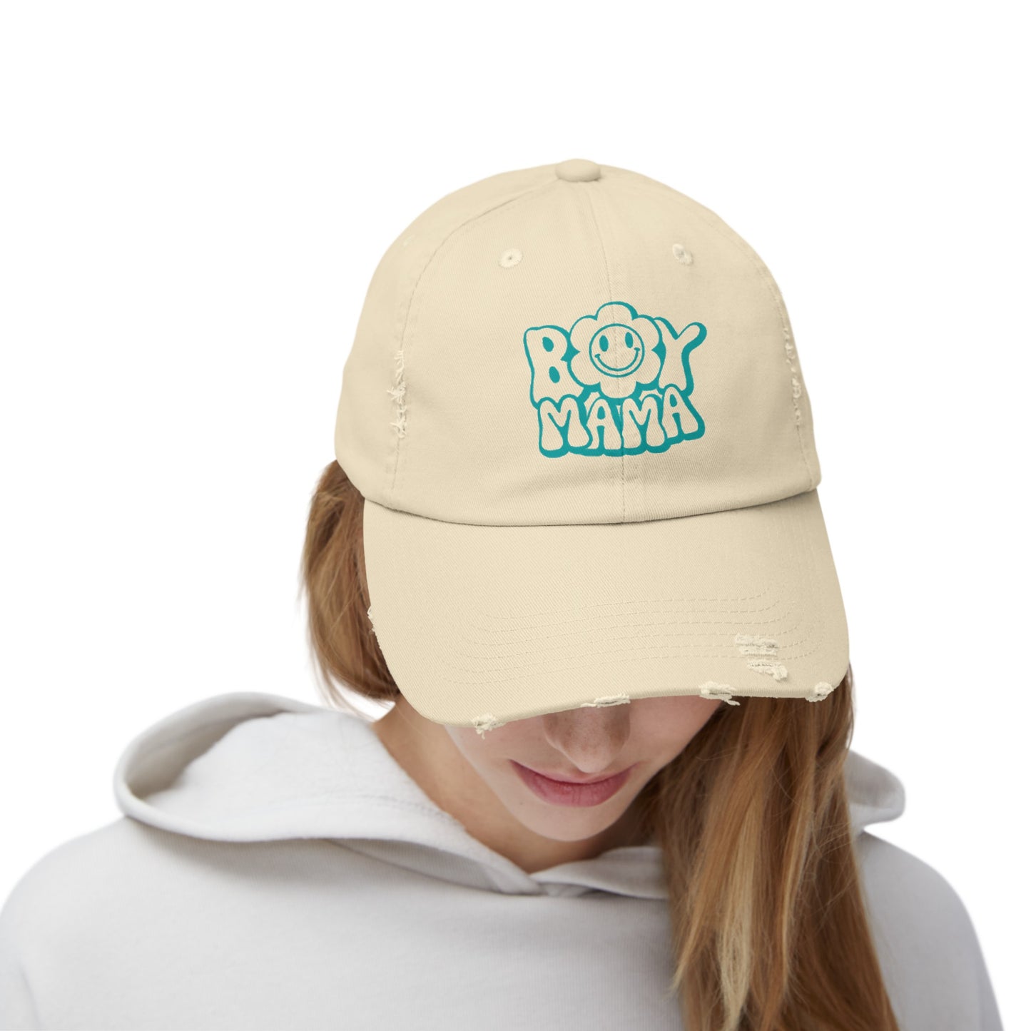 Boy Mama Distressed Hat