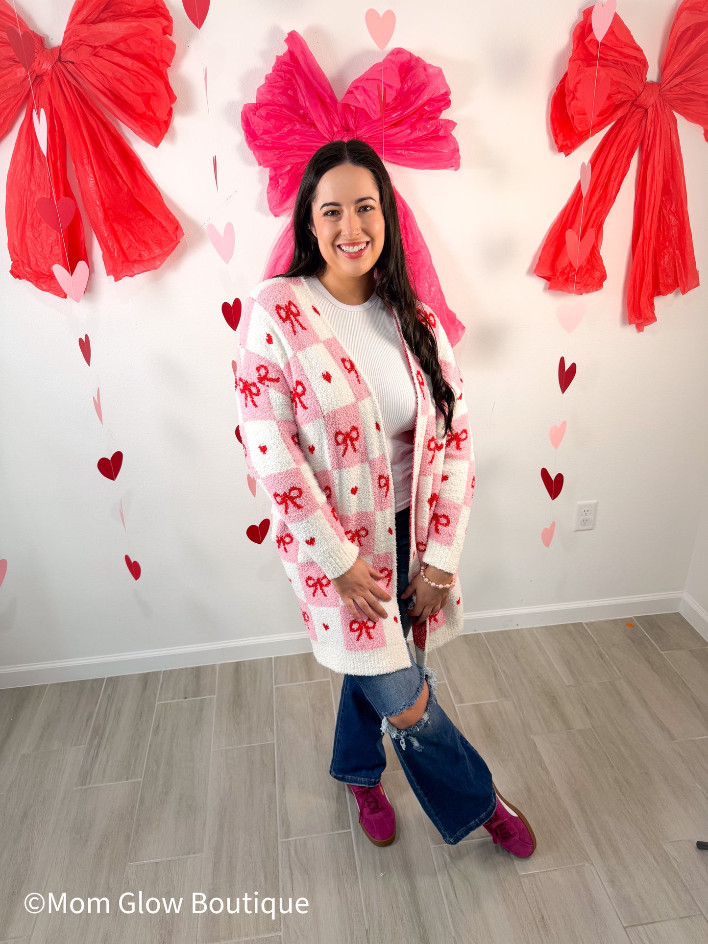 Valentines Cloud Cardigan