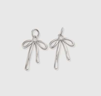 Black Bow Charm