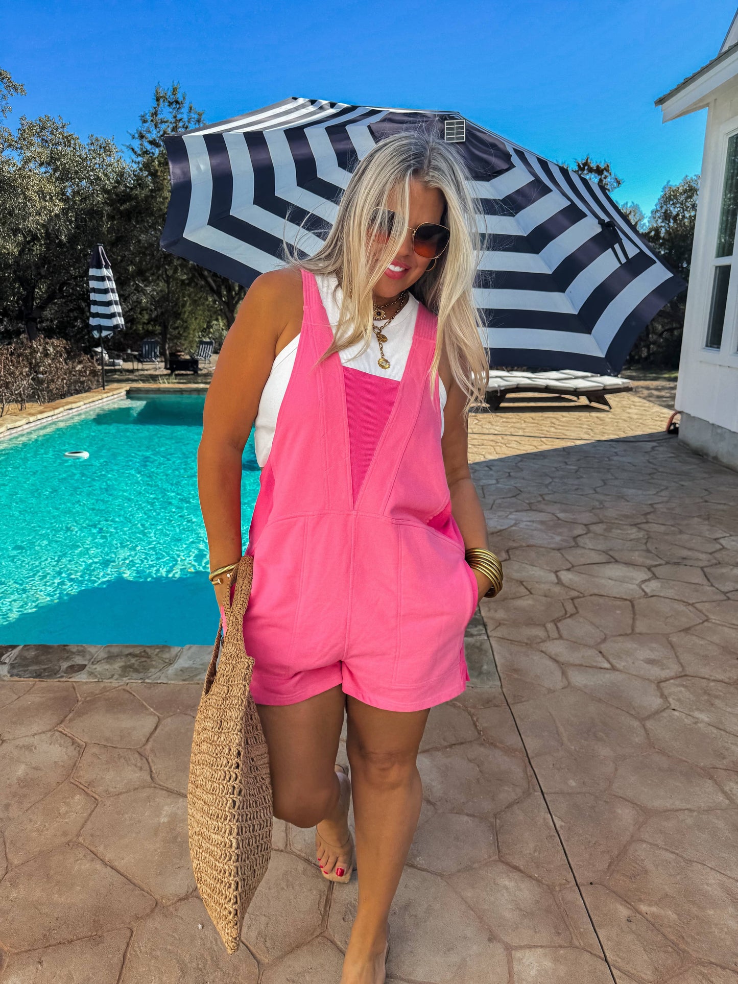 Washed Terry Romper
