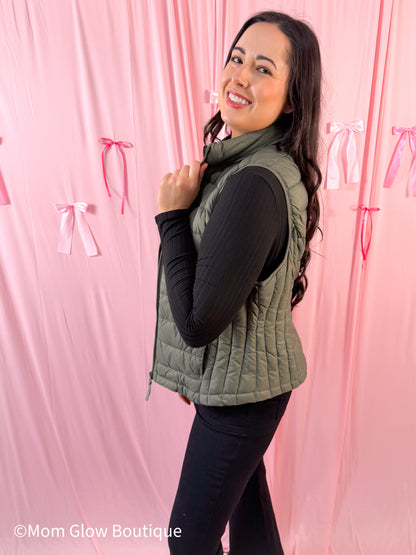 Puffer Sweater Vest