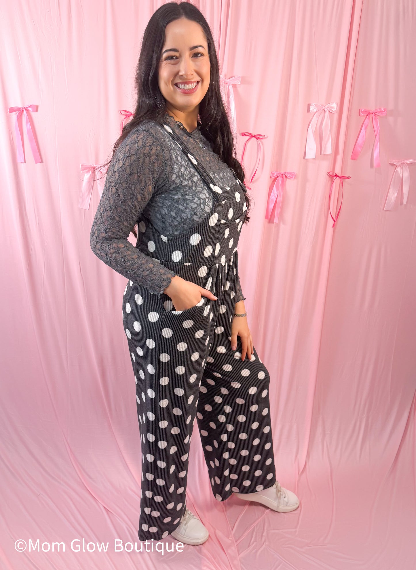 Polka Dot Overalls