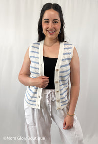 Striped Sweater Vest