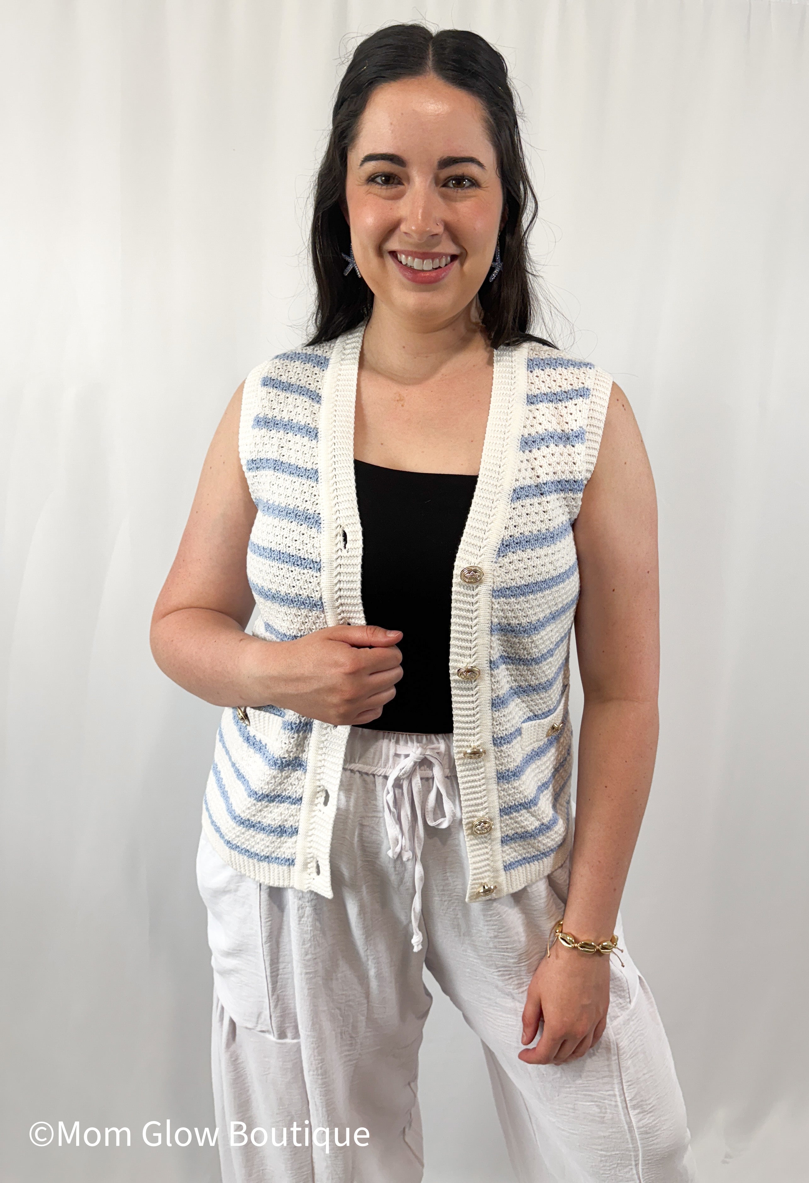 Striped Sweater Vest