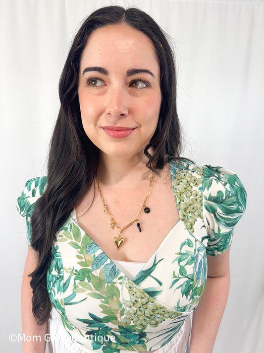 Loving the Palms Crop Top