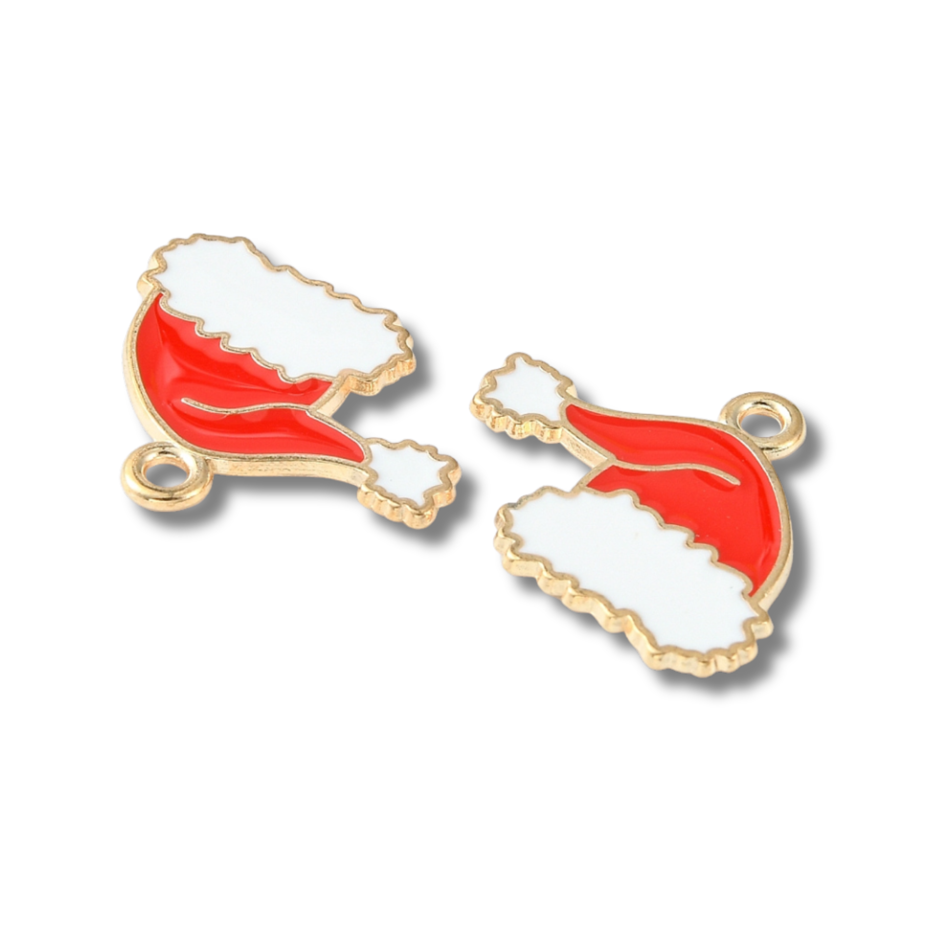 Santa Hat Gold Charm