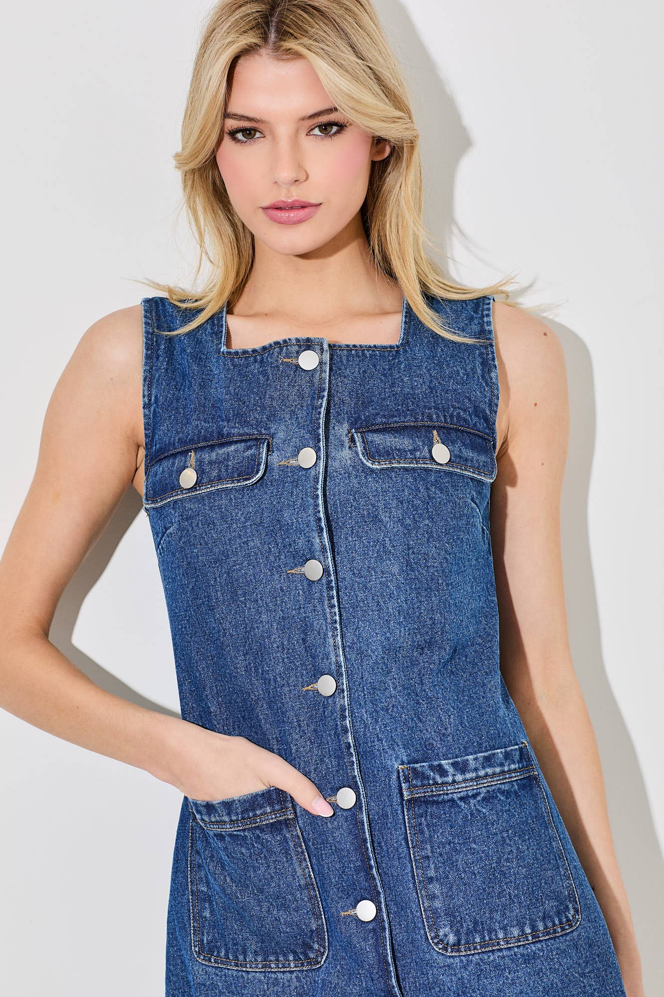 Denim Mini Dress