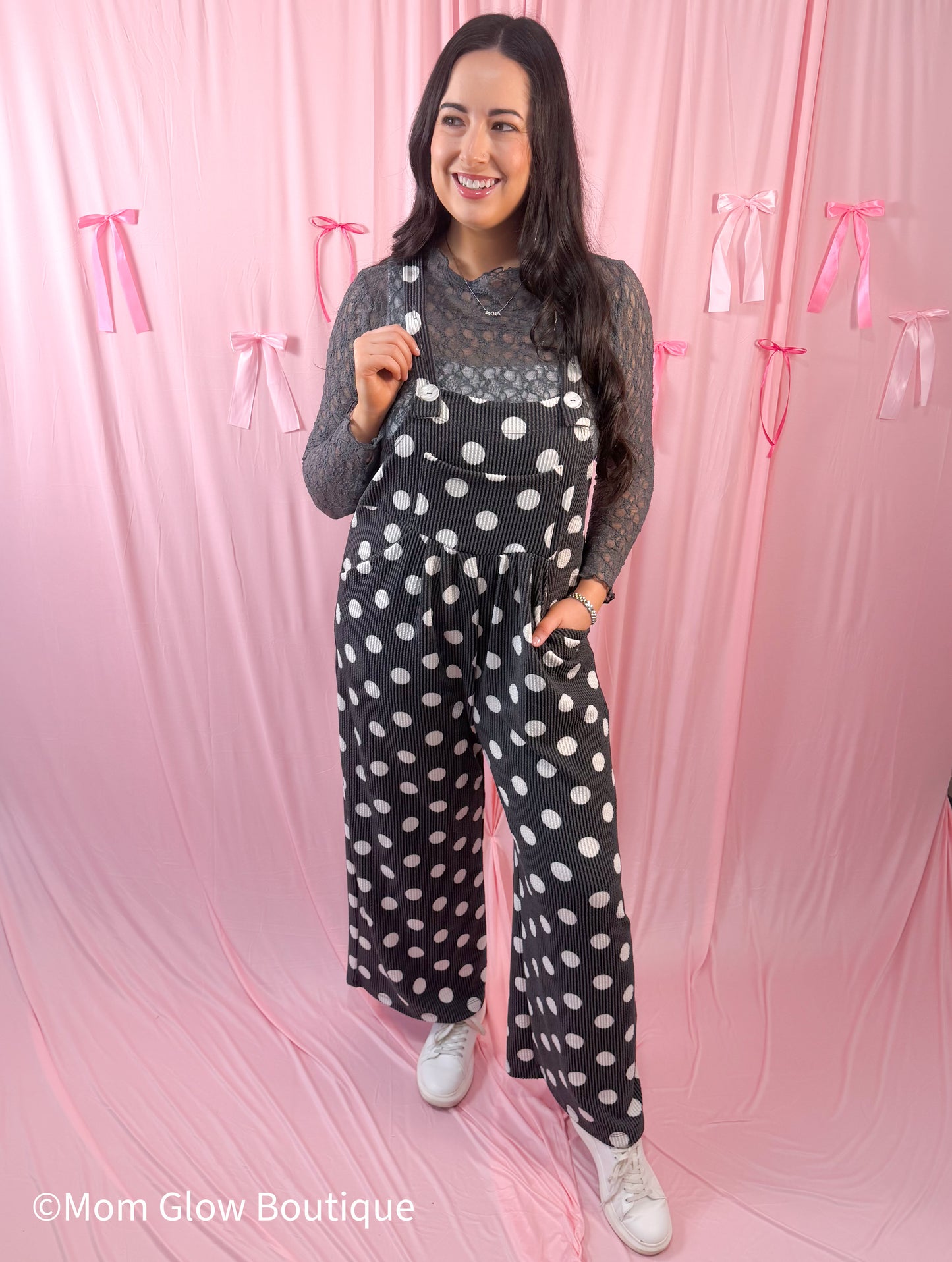 Polka Dot Overalls