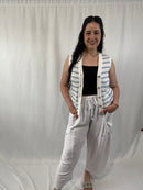 Drawstring Wide Leg Pants