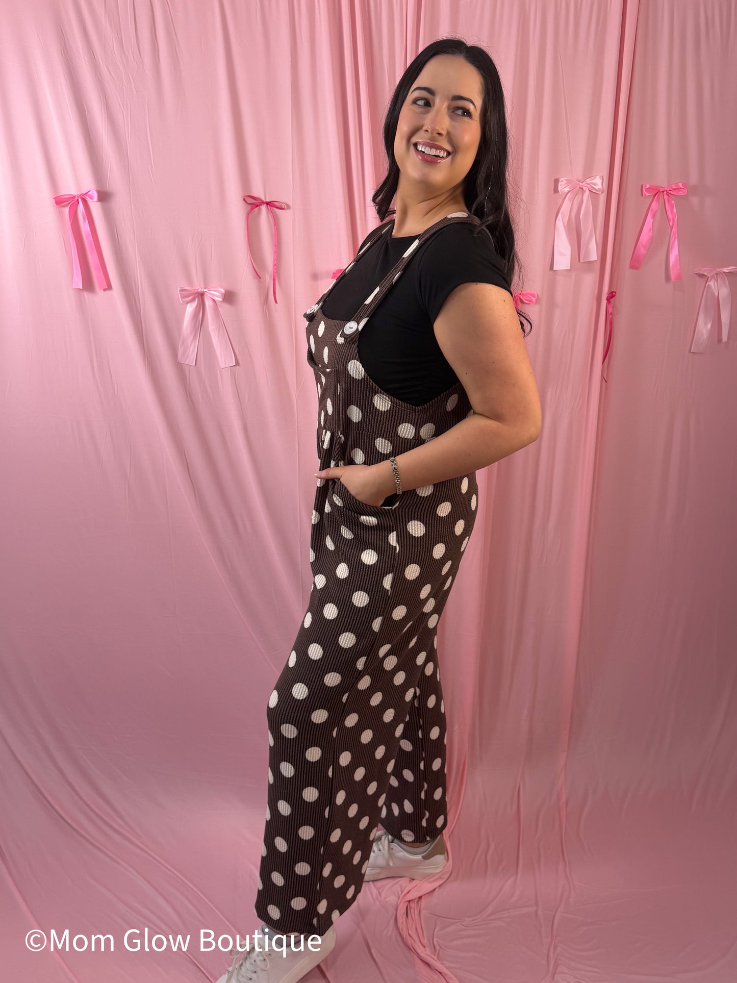 Polka Dot Overalls