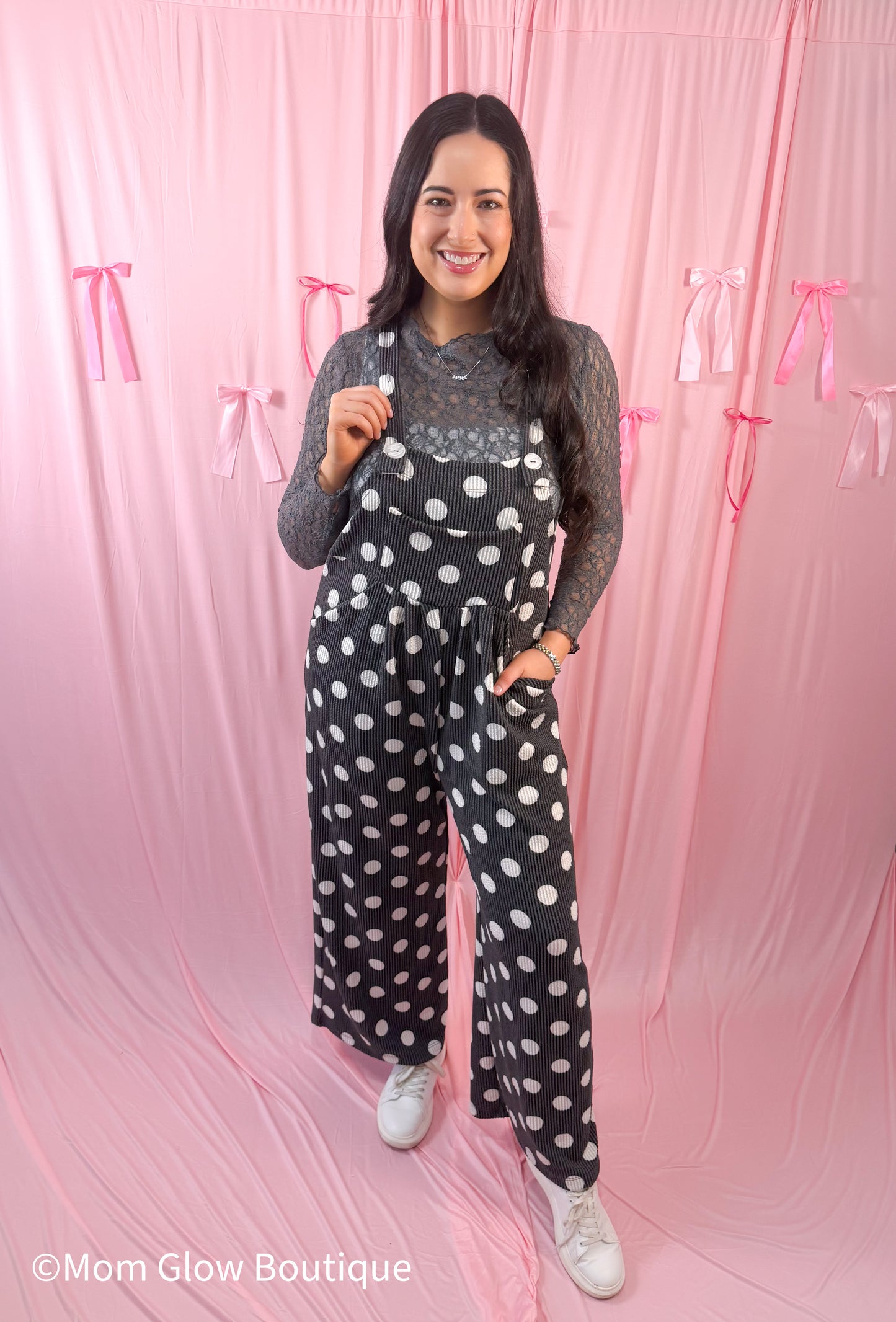 Polka Dot Overalls