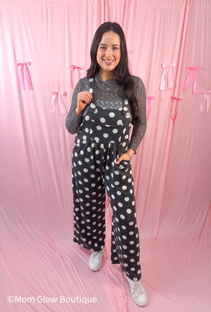Polka Dot Overalls
