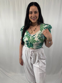 Drawstring Wide Leg Pants