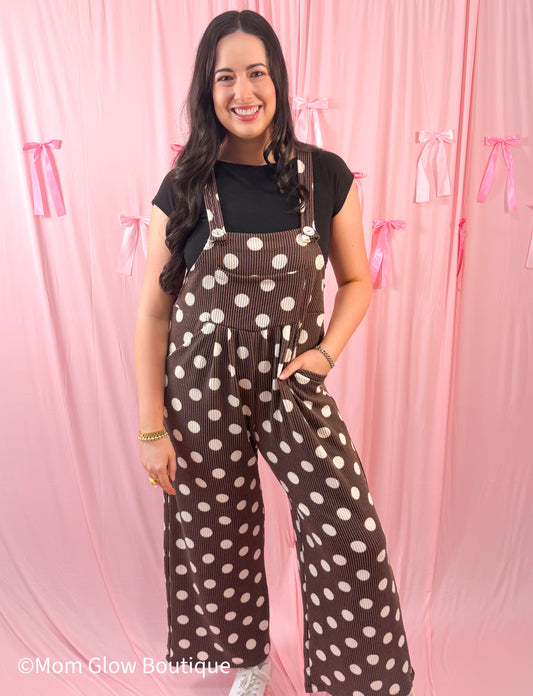 Polka Dot Overalls
