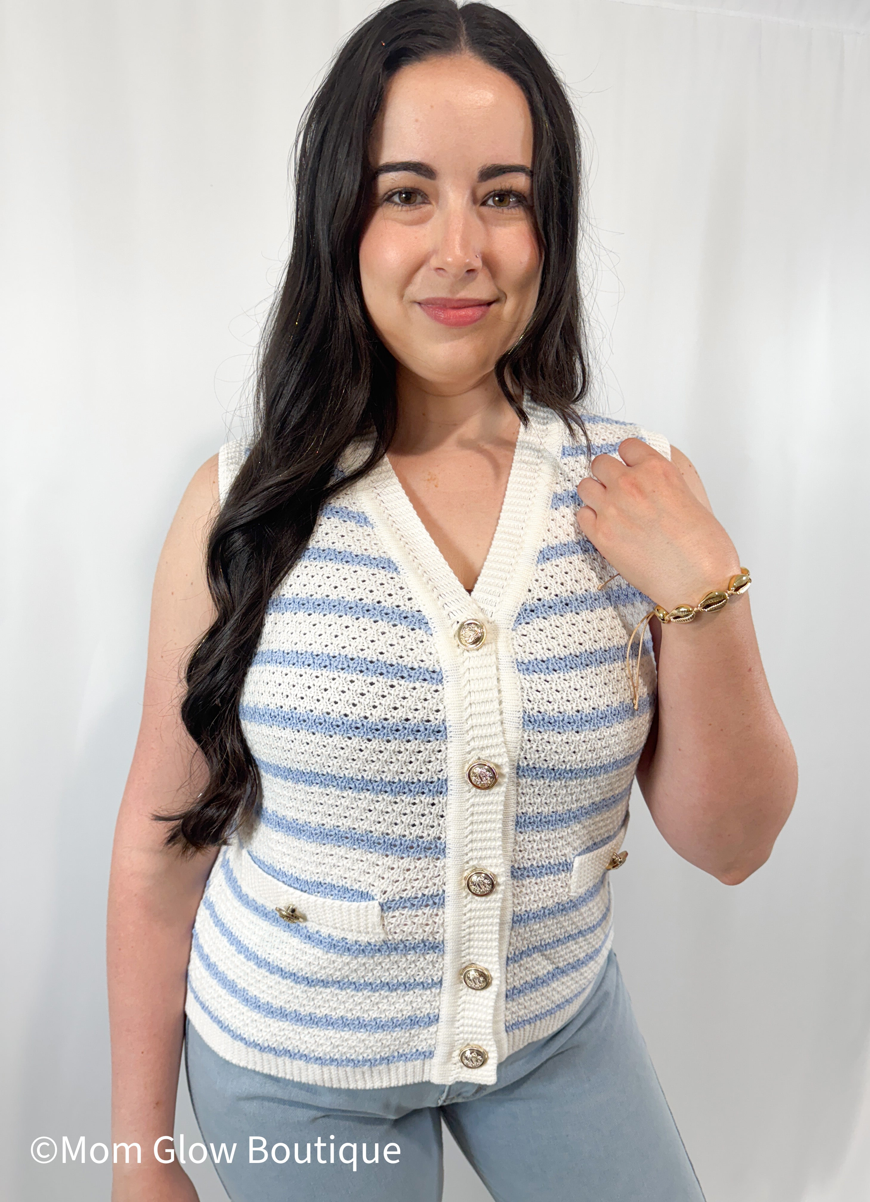 Striped Sweater Vest