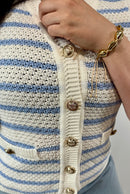 Striped Sweater Vest