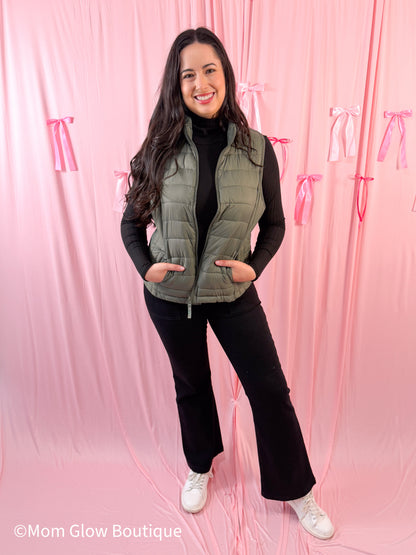Puffer Sweater Vest