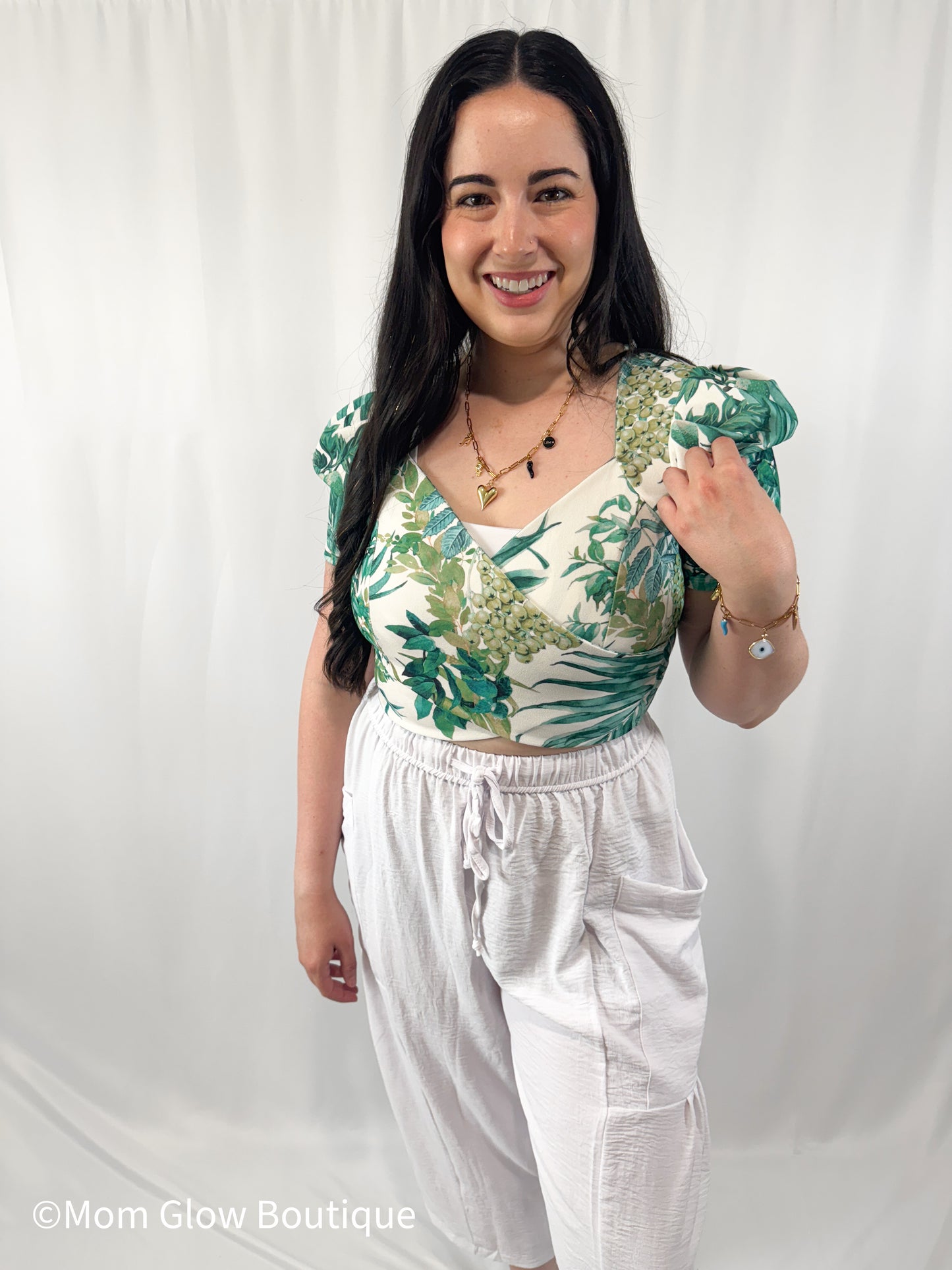 Loving the Palms Crop Top