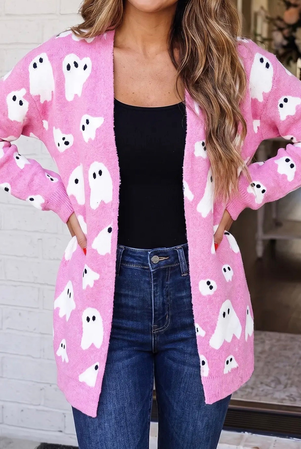 Pre-Order Pink Ghost Cardigan