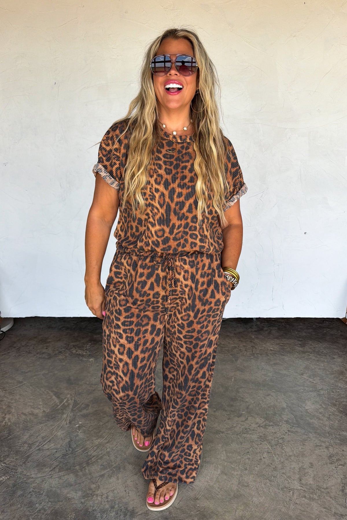 Pre-Order Cheetah Pant Set