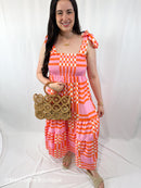 Gingham Maxi Dress