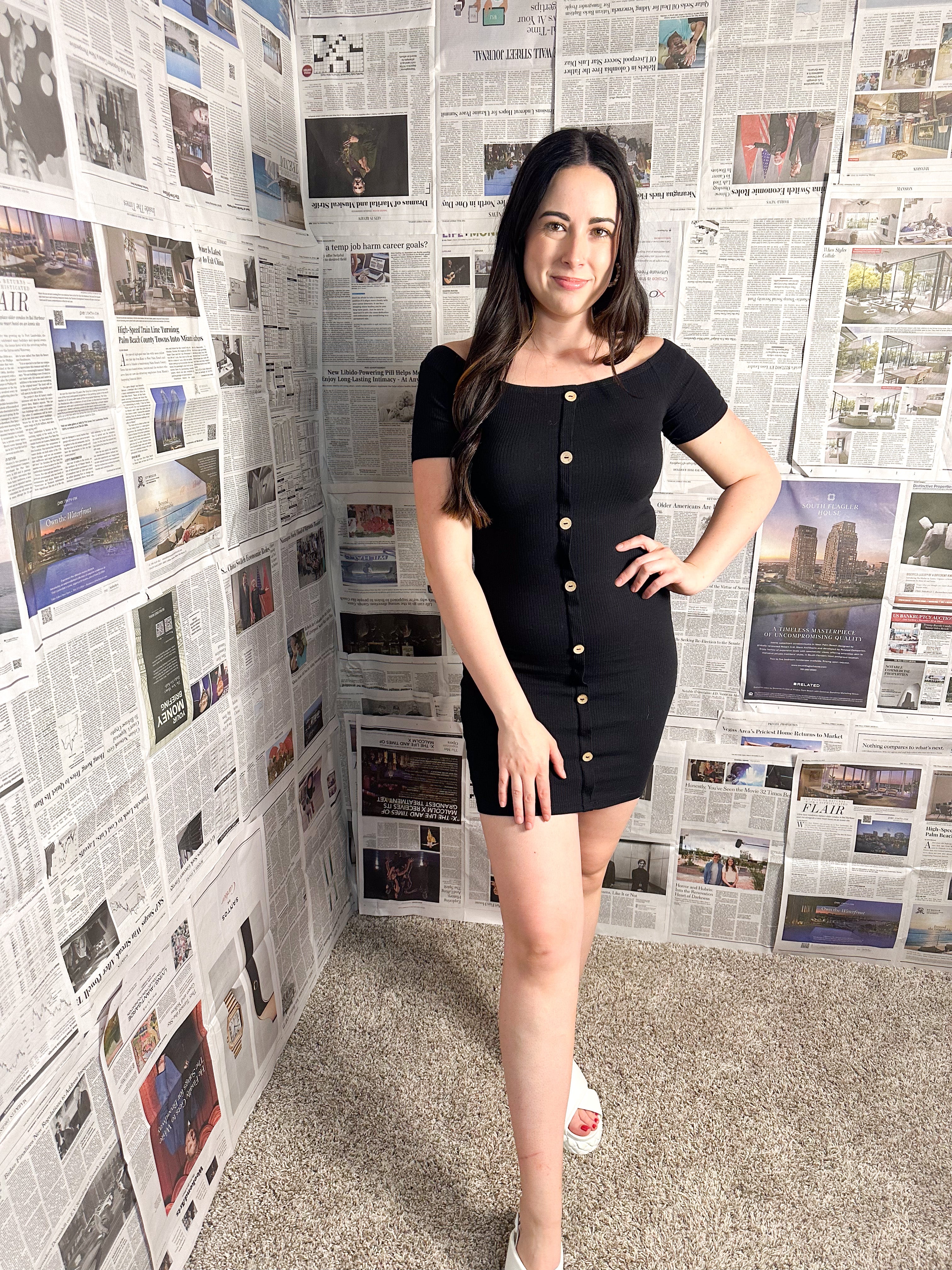 Black Little Strapless Dress
