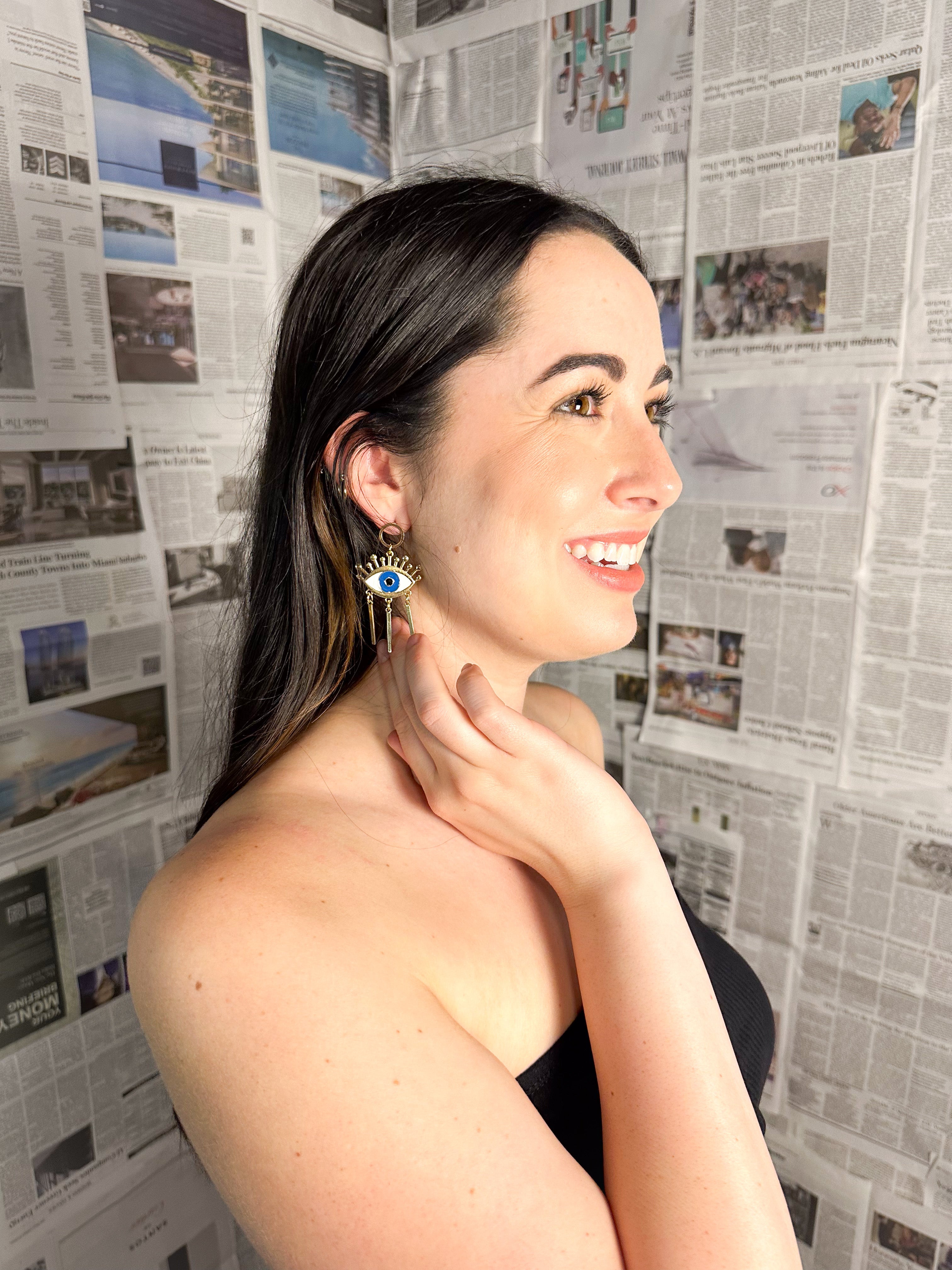 Riley Eye Drop Earrings