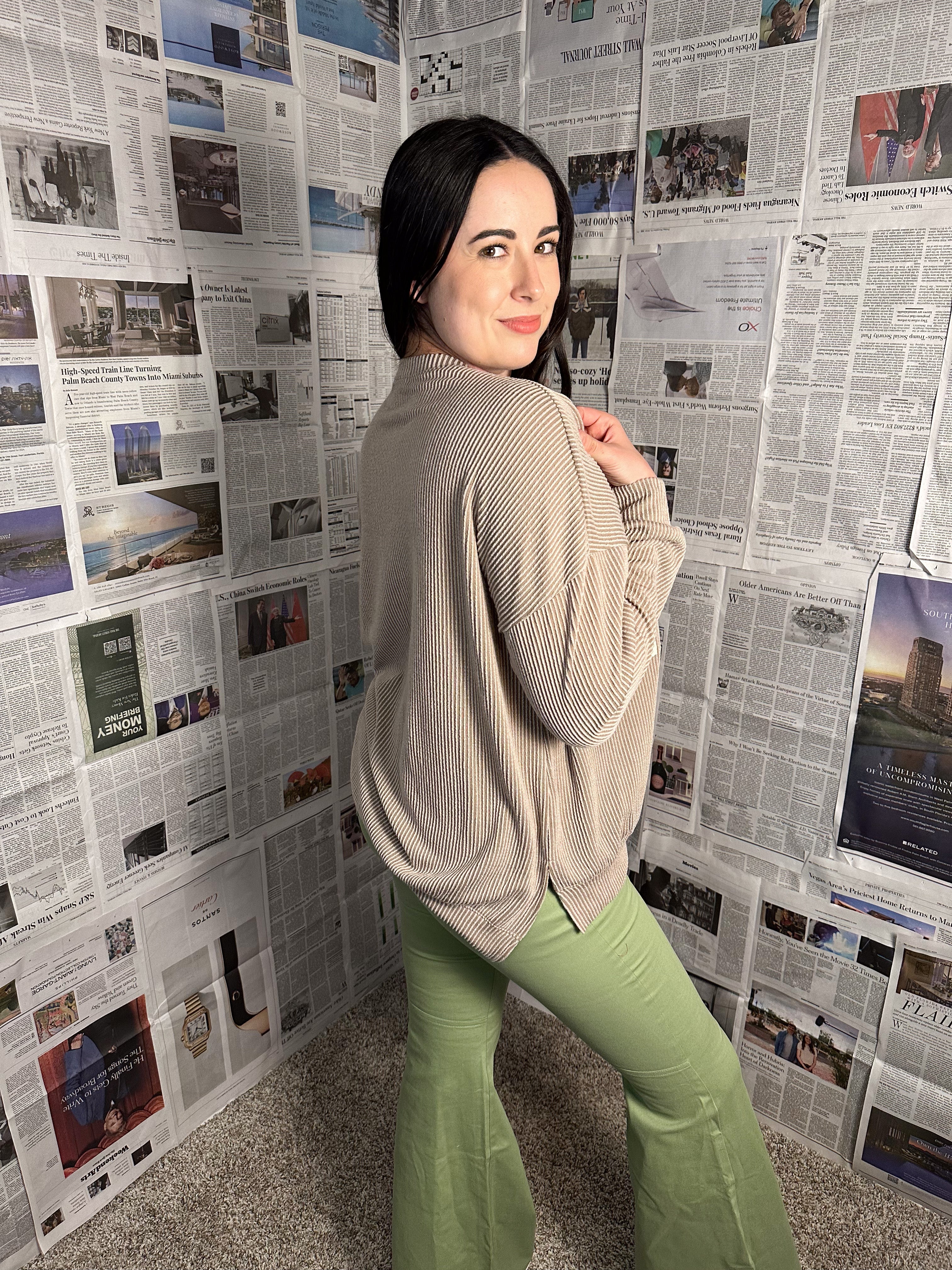 Blissful Mama Long Sleeve Top - MomGlow Boutique