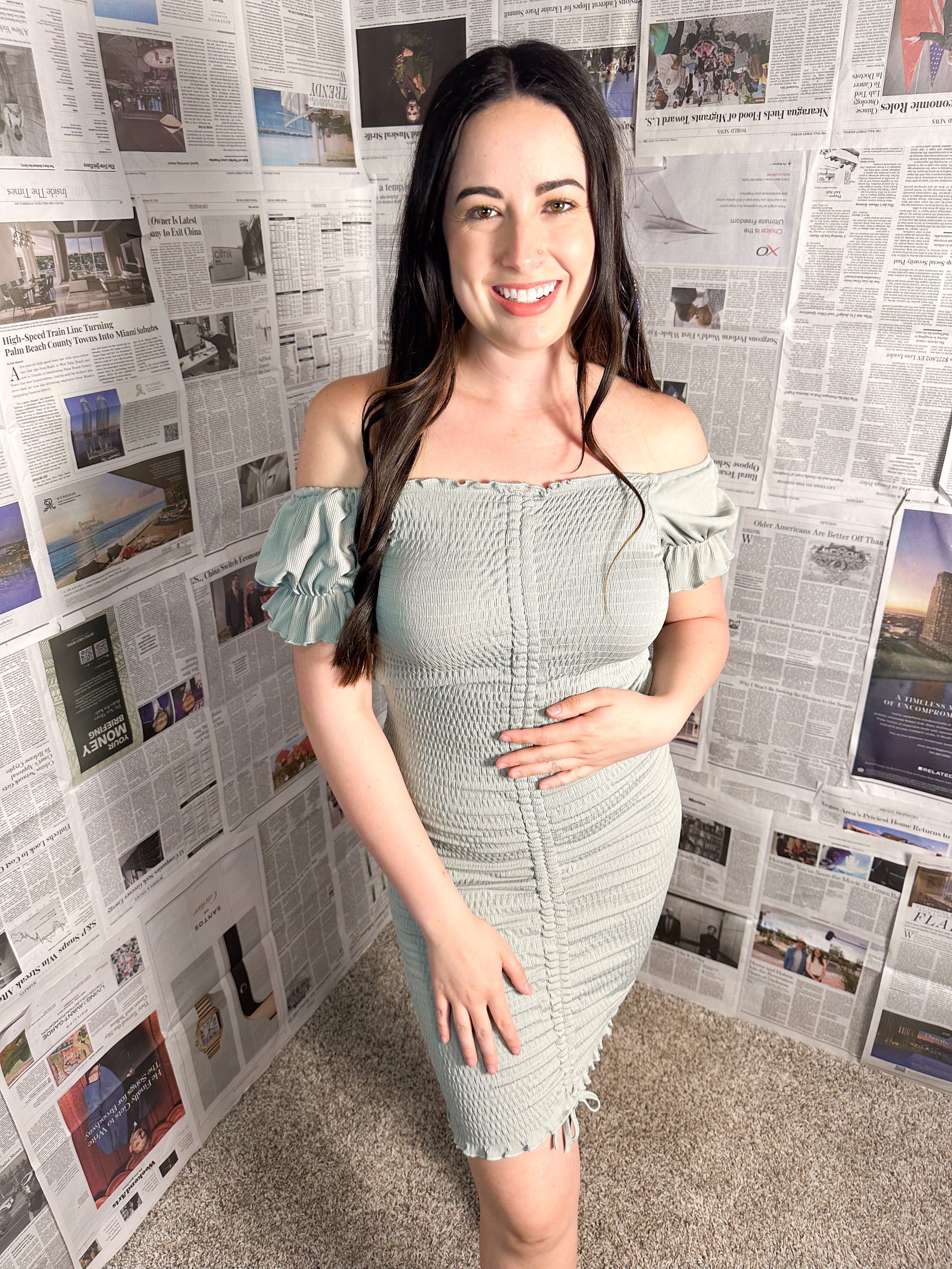 Lucky Lady Ruched Dress
