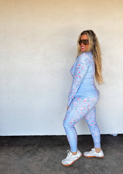On The Go Leggings With Criss Cross Waistband Stretchy Spandex Spring Summer