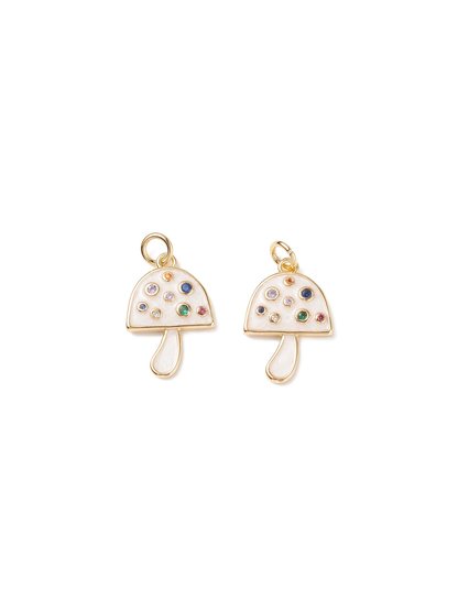 Embellished Mushroom Charm