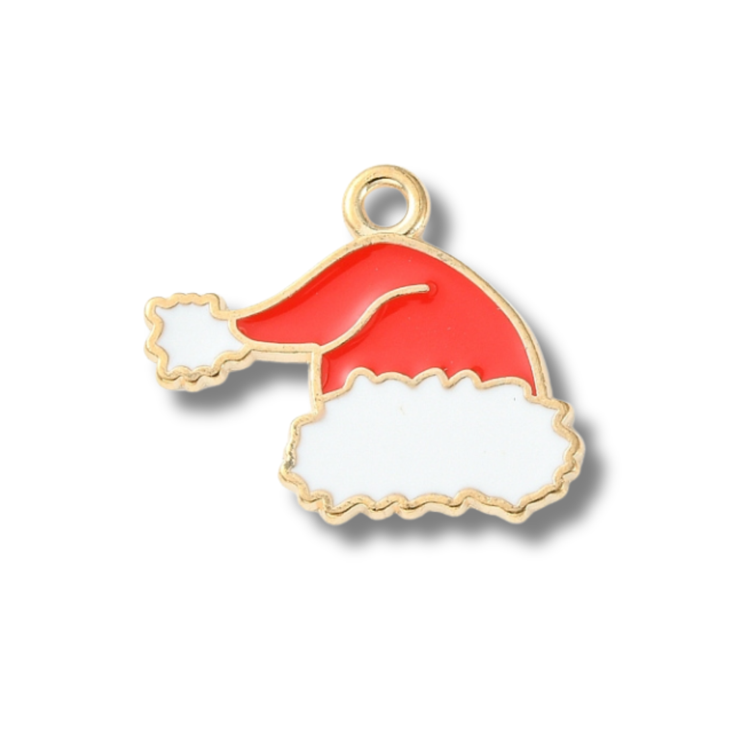 Santa Hat Gold Charm
