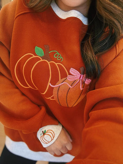 PRE-ORDER Pumpkins LayerPop Duo Cuff Sweatshirt
